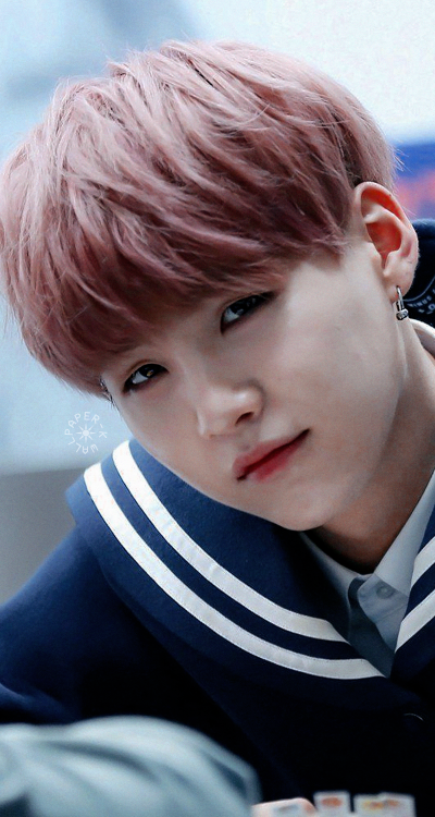 『SUGA』saved? reblog or like© fansites_this hair color was so cute on him <3