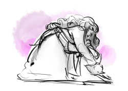 artistotel:  a quick pearlrose sketch i just