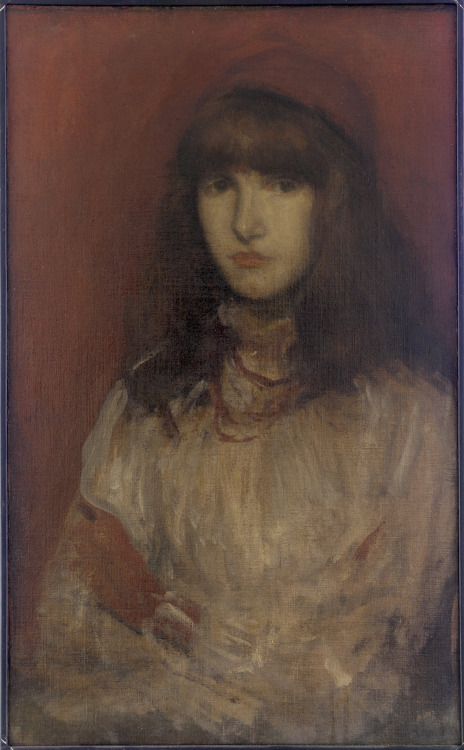 animus-inviolabilis: “The Little Red Glove” James Abbott McNeill Whistler 1896-1902 [Sou