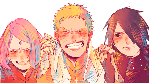 shoujo-addict: NARUTOまとめた7 I love all the color used in this work!  Also, I love them &lt
