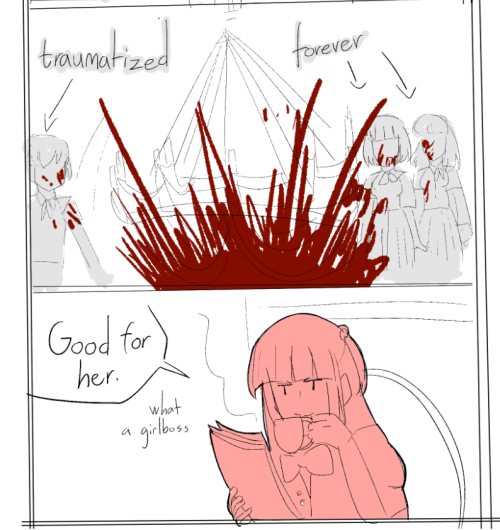 hi this is my comic its called “ange reads gou”