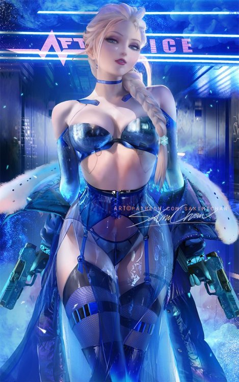 xsirboss:   cyberpunk Ice queen   bakup~sakimichan~@Backupsakimihttps://twitter.com/Backupsakimi/status/1585427360400248832/photo/1 