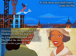 mickeyandcompany:  10 things you didn’t know about The Princess and the Frog (adapted from Oh My Disney)