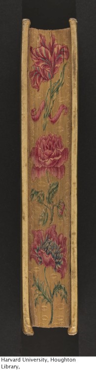 A book with its edges decorated in embossed gold (known as &ldquo;gauffering&rdquo;) and painted in 