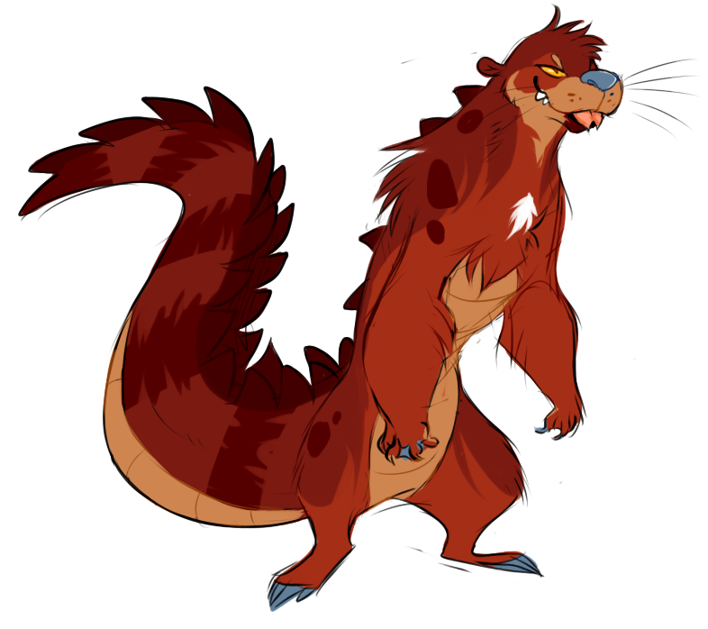 hootadoodle:  i was bored one day and doodled a fun little hybrid species for fun,