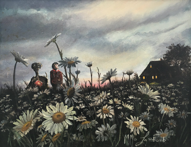 culturenlifestyle:  Artist Repurposes and Enhances Thrift Art Oil Paintings Into