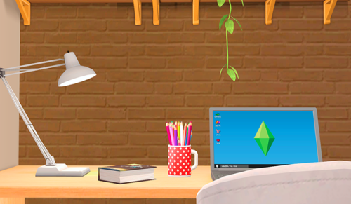 limonaire: This is a pencil cup created by Imadako for TS4 that I have converted for TS2. It include