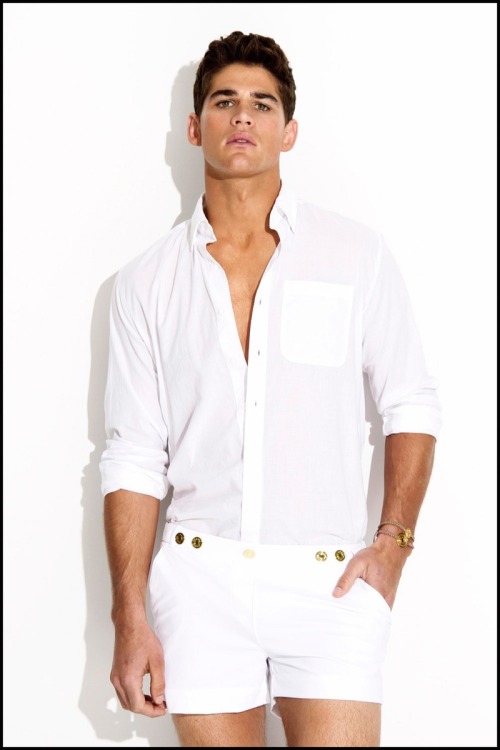 mancrushoftheday:  sigourapote:  Ryan Bertroche for by Seth Hutchinson Charlie by Matthew Zink Resort 2014 Collection  