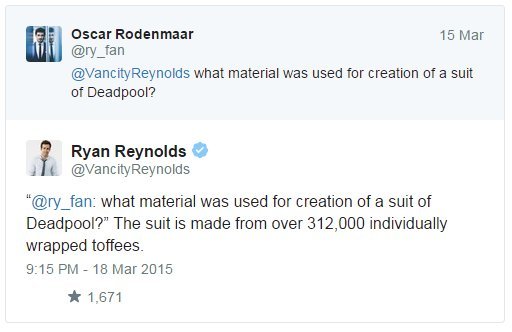 lokisqueenbee:  daredevjl:  It’s official, Ryan Reynolds was perfectly cast.  He’s