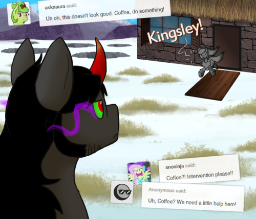 ask-king-sombra:ALWAYS WITH THE PROBLEMSMerp…. >_>