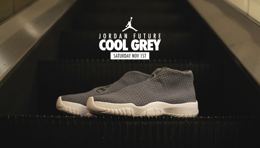 crispculture:  Jordan Future ‘Cool Grey’ - Order Online at the Nike Store Photo