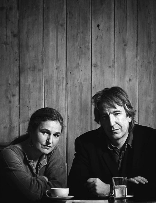 karthaeuser65: “The Winter Guest”Alan Rickman and Sharman Macdonald photographed by David Eustace.  