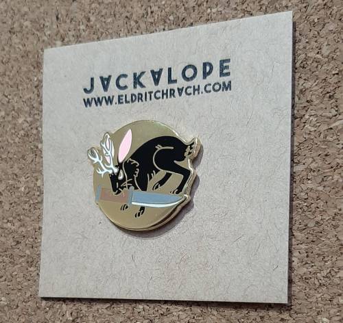 Cryptids With Knives Enamel Pins From EldritchRach
