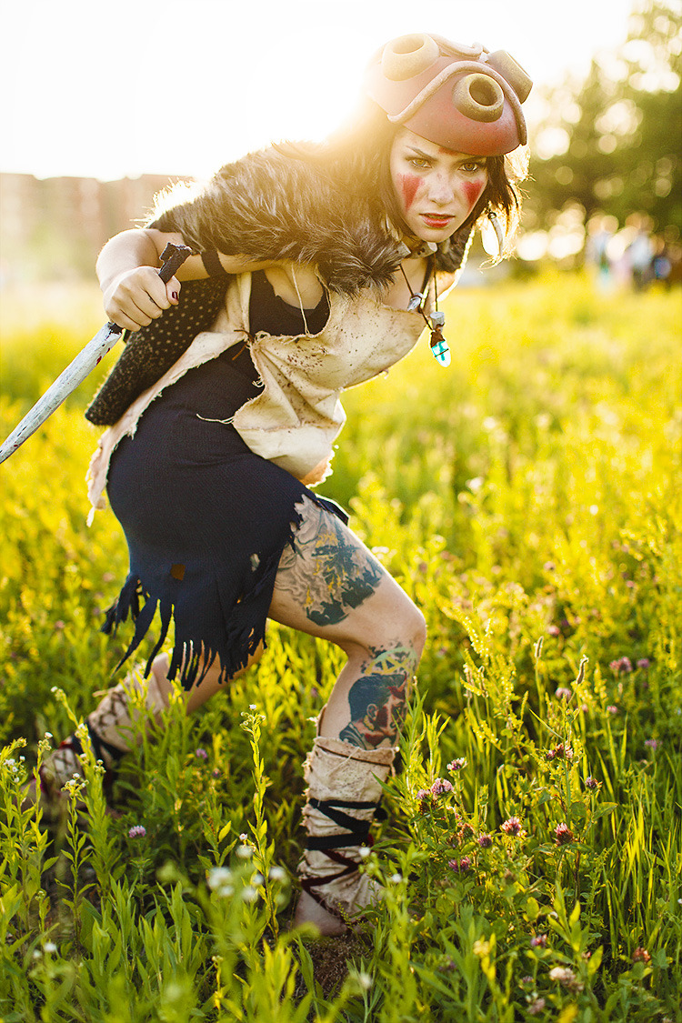 cosplayblog:  San from Princess Mononoke   Cosplayer: Ladee Danger [WW | TW | FB