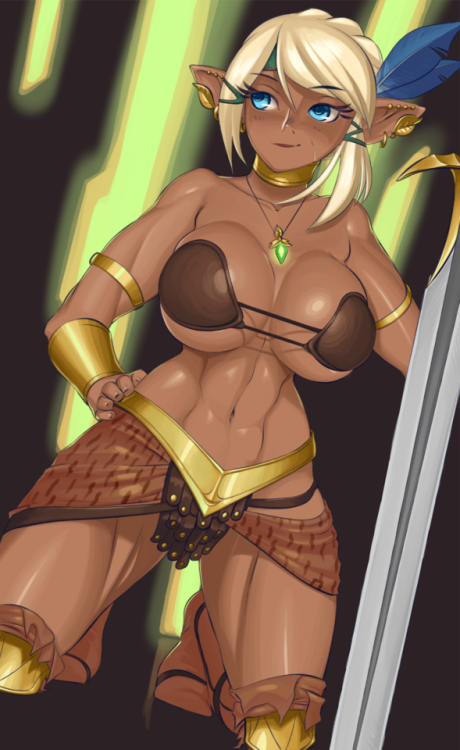 XXX sexyshadowy:Commission of a mighty warrior photo