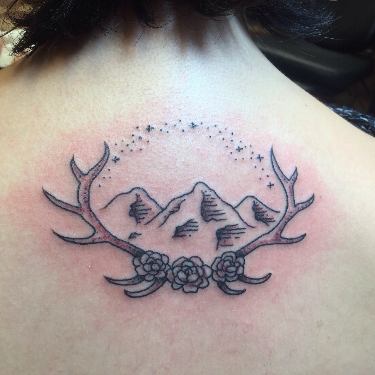 fuckyeahtattoos:  Done by Kirsten at Four Star Tattoo in Santa Fe, NM 💜