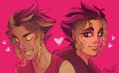doodaruzu:  my friends and i were talking abt yami and yugi getting all excited abt makeup so…….here u go 