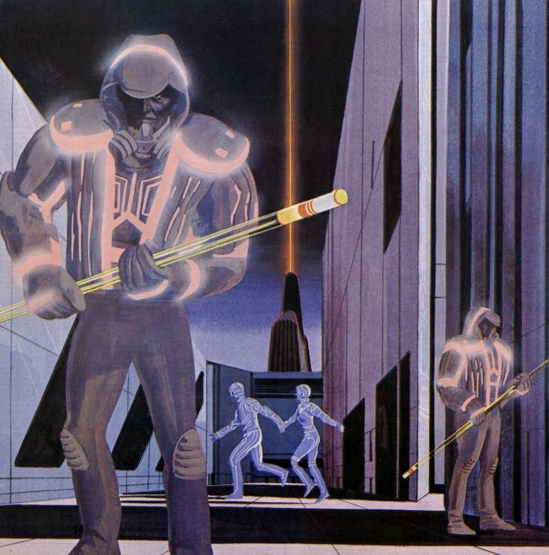 atomic-chronoscaph:  The Story of Tron - Read-Along Book and Record (1982) 
