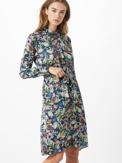 floral shirt dress