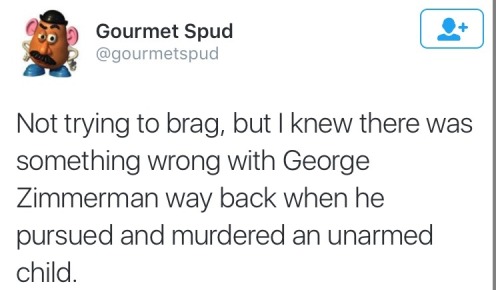 black–lamb:  sky-ven:  krxs10:  George Zimmerman is in the news again and no, unfortunately it’s not because he’s dead or in prison.  This time Zimmermans Twitter account has been suspended for posting his ex girlfriends nudes with some added