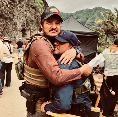 curiouswildi:Pedro Pascal and Oscar Isaac on the set of their new movie ‘Triple Frontier’(via IG @pa