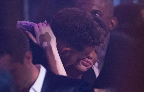 Winnie harlow & Lewis Hamilton at the amfAR Gala in Cannes.