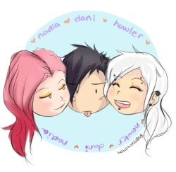 nikoniko808:  a quick chibi ot3  