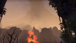 Playingforpix:  Jutting Rocks, Lava Lakes, And Dwemer Ruins On The Road To The Red