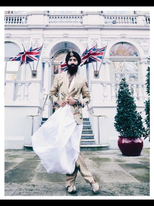chelebelleslair:Waris Ahluwalia in the March 2015 issue of Harper’s Bazaar Bridal ( India)