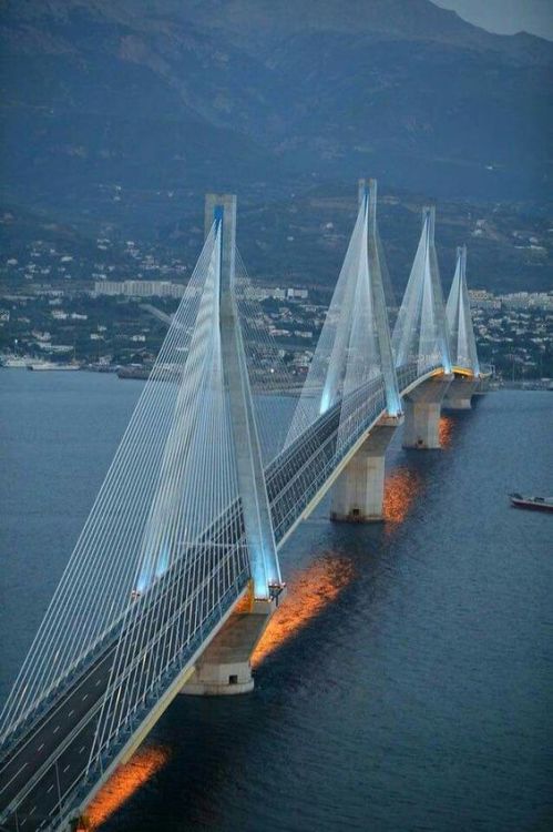 The Rio–Antirrio Bridge, officially the Charilaos Trikoupis Bridge, is one of the world’s long