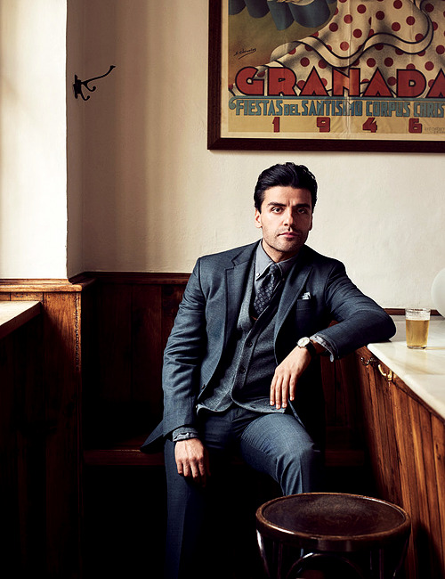 kal-el:Oscar Isaac photographed by Nathaniel Goldberg for GQ magazine