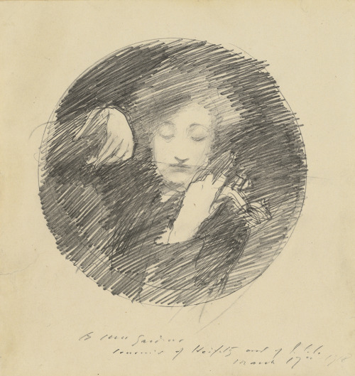 Jascha Heifetz, 1918John Singer Sargent (American; 1856–1925)Pencil on paper boardIsabella Stewart G