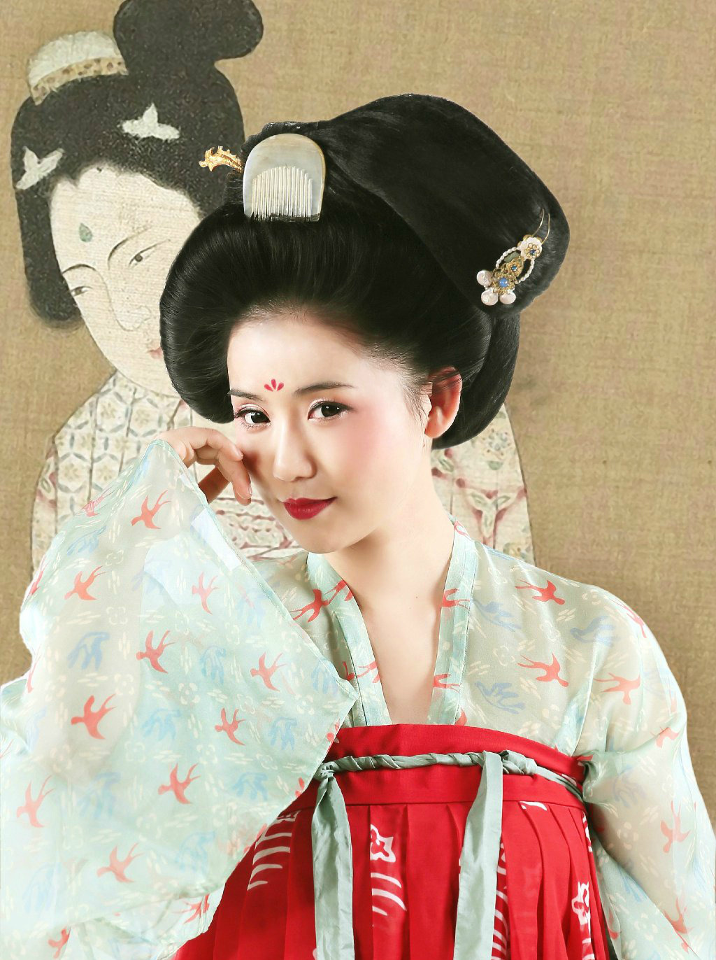 hanfugallery:  Traditional Chinese fashion in tang dynasty style by Niki-镜子