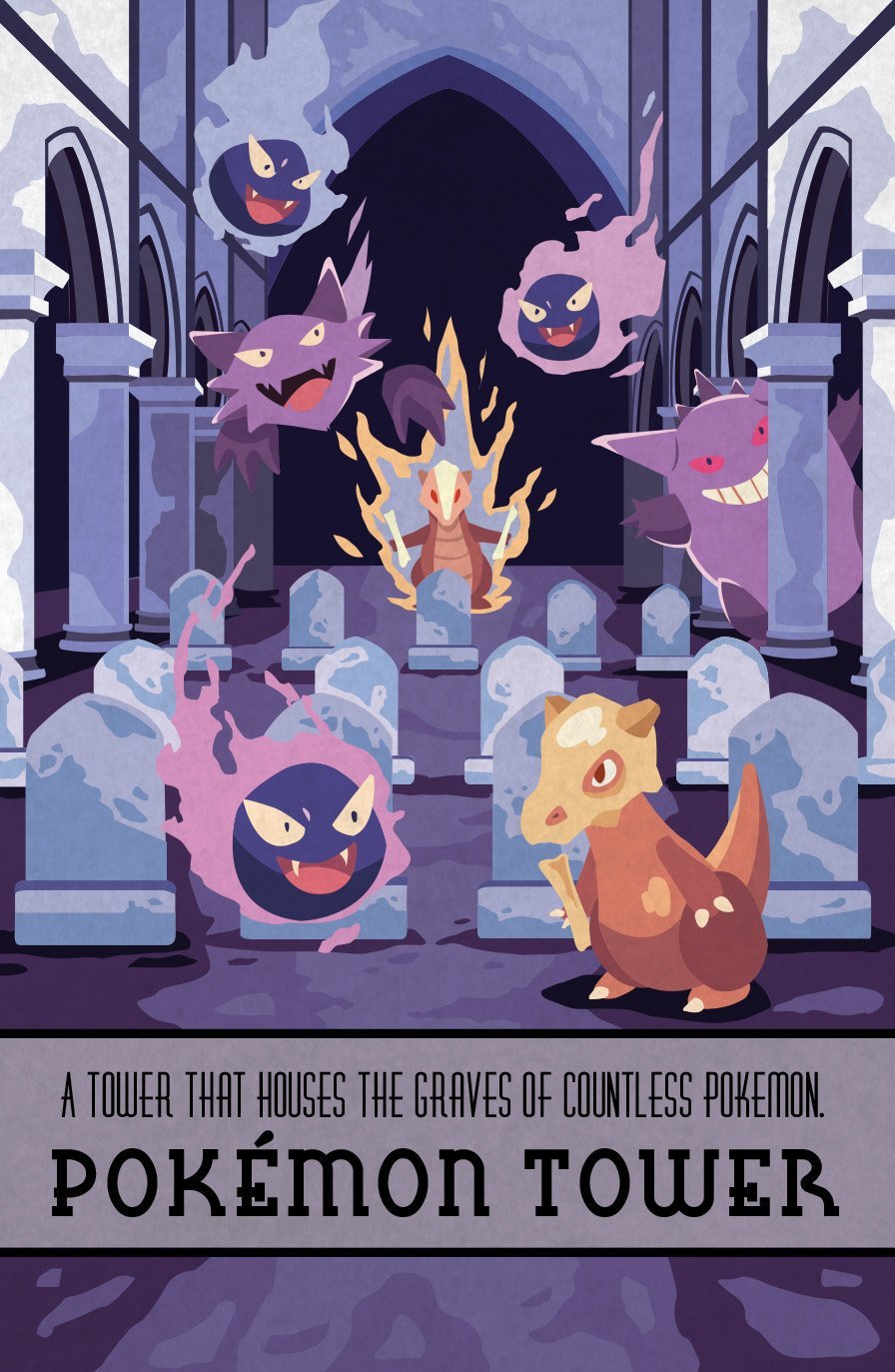 retrogamingblog:  Pokemon Travel Posters made by PoriPori