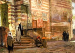 artmagnifique:  HENRY OSSAWA TANNER. A Mosque in Cairo + Interior of a Mosque, Cairo, 1897. 
