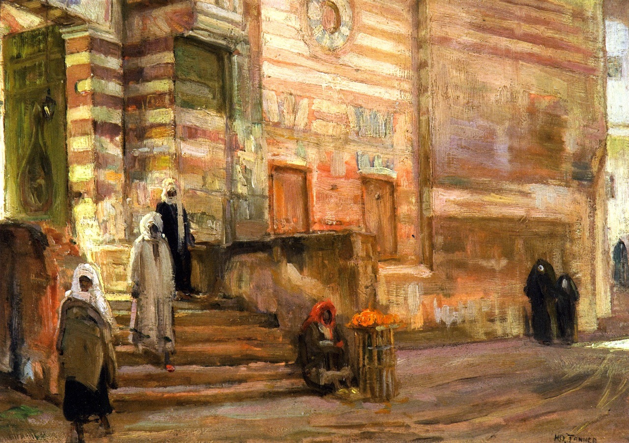 artist-tanner:  A Mosque in Cairo, Henry Ossawa Tanner