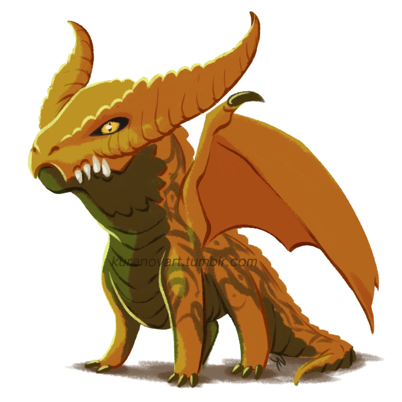 kuranovart:  FERELDAN FROSTBACK One in a series of Dragon Age dragons I’m rendering.