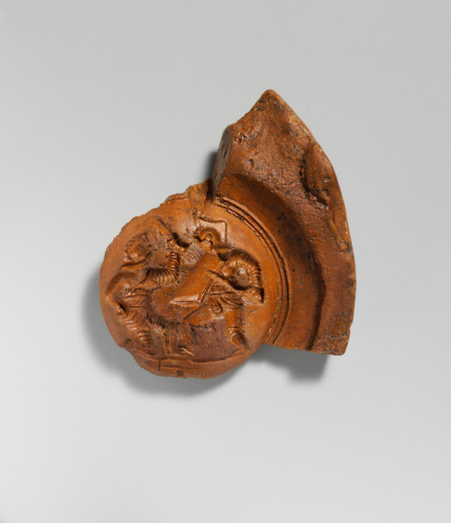 met-greekroman-art:Terracotta lamp mold, Greek and Roman ArtThe Cesnola Collection, Purchased by sub