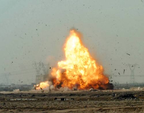 Modern Geophysics: War-Zone SeismologyIn 2006, a mortar hit an ammunition depot at US Forward Operat