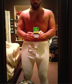 prettyricky8:  My bulge in longjohns. 