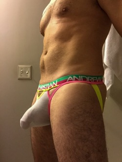 semi-str8-mexxxican:  Love when men wear sexy, slutty underwear!