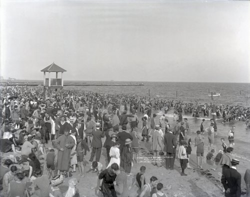 brooklynmuseum: At the start of the twentieth century, visitors to Coney Island were multiplying rap