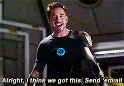 mishasteaparty:  Focus up ladies, good evening and welcome to the birthing suite. Jarvis, drop my needle! 