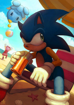 theerj:  Sonic chill mode from Deviant Art