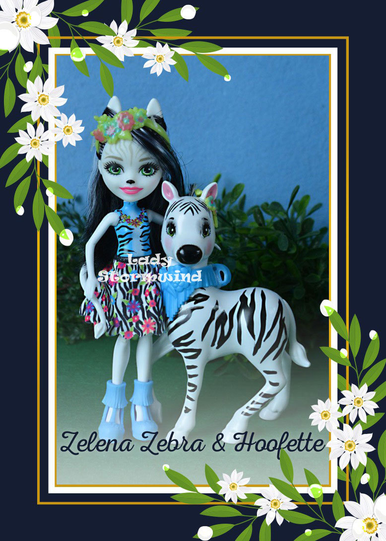zelena zebra enchantimals