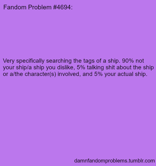 Fandom Problem #4694:
