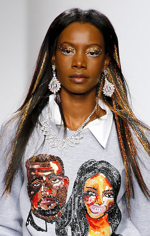 black-model-famous:  Ashish Spring/Summer 2015 #Chantelle Brown-Young #Maddie Seisay #Sienna