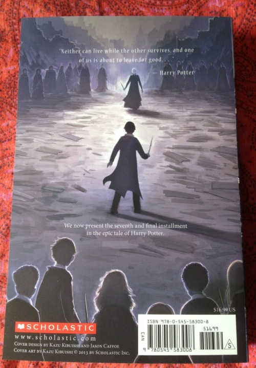 nicodiangeloisdead:  infallibleherondale:  maryannisawkward:  My new Harry Potter paperback set came in the mail! These have the cover illustrations by Kazu Kibuishi. Together, the set spines make Hogwarts castle and the illustrations around the set case