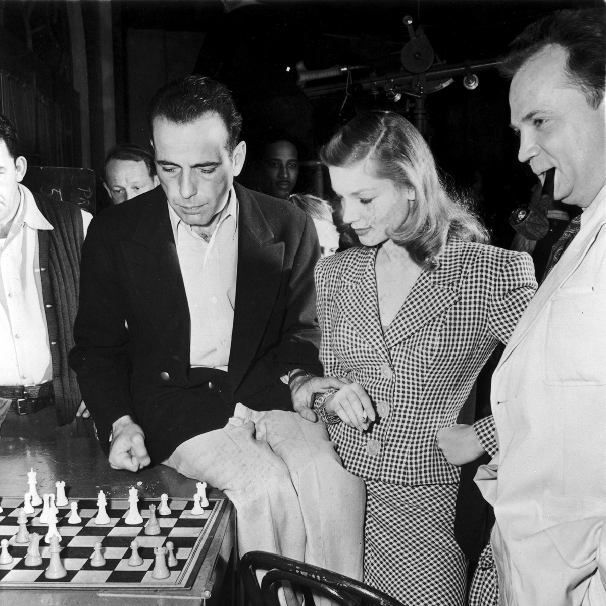 bogie, bacall playing chess  Chess game, Chess, No game no life