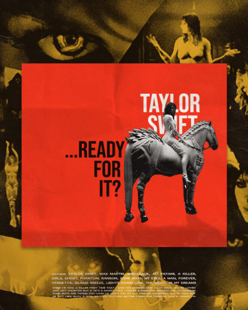 sirensinthebeat:reputation tracks as vintage movie posters (2/?)